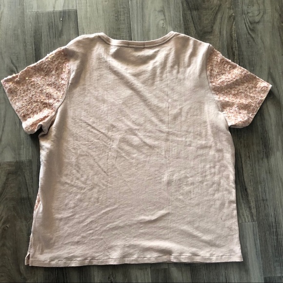 J.Crew sequins tee size large - Picture 3 of 6